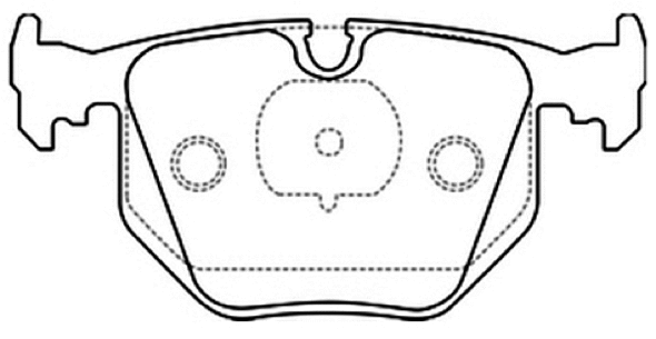 AKD-1045 ASVA Комплект тормозных колодок, дисковый тормоз (фото 1)