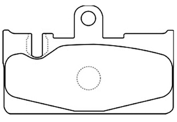 AKD-1456 ASVA Комплект тормозных колодок, дисковый тормоз (фото 1)