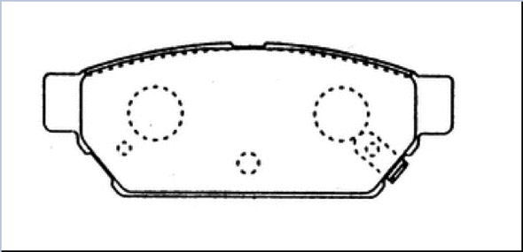 AKD-3314 ASVA Комплект тормозных колодок, дисковый тормоз (фото 1)