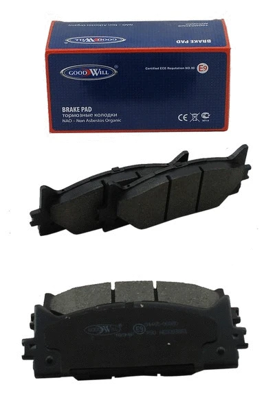 1091 F GOODWILL Комплект тормозных колодок, дисковый тормоз (фото 2)
