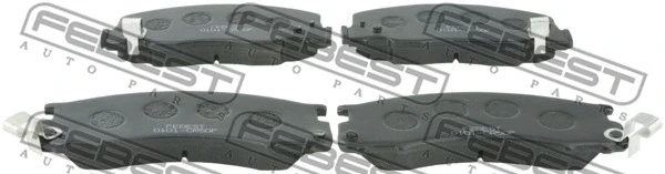 0101-CR50F FEBEST Комплект тормозных колодок, дисковый тормоз (фото 1)