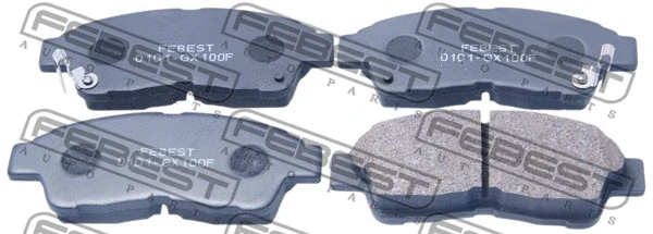 0101-GX100F FEBEST Комплект тормозных колодок, дисковый тормоз (фото 1)
