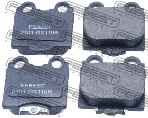 0101-GX110R FEBEST Комплект тормозных колодок, дисковый тормоз (фото 1)