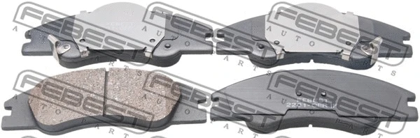 2201-CERIF FEBEST Комплект тормозных колодок, дисковый тормоз (фото 1)