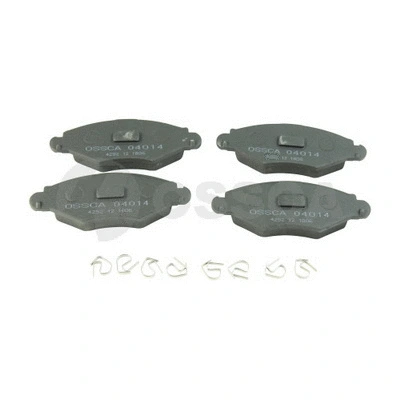 04014 OSSCA Комплект тормозных колодок, дисковый тормоз (фото 1)