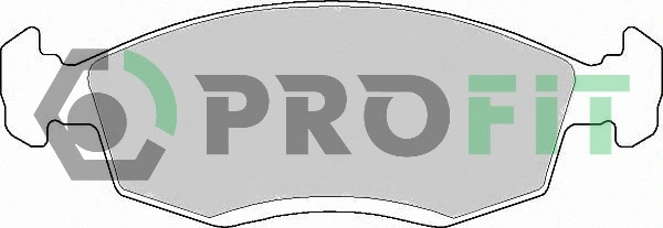 5000-0579 PROFIT Комплект тормозных колодок, дисковый тормоз (фото 1)