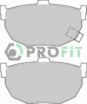 5000-0638 PROFIT Комплект тормозных колодок, дисковый тормоз (фото 1)