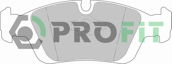 5000-0725 PROFIT Комплект тормозных колодок, дисковый тормоз (фото 1)