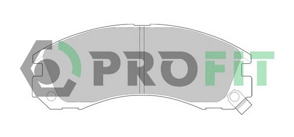 5000-0765 PROFIT Комплект тормозных колодок, дисковый тормоз (фото 1)