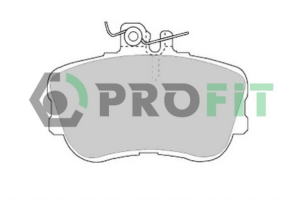 5000-0854 C PROFIT Комплект тормозных колодок, дисковый тормоз (фото 1)