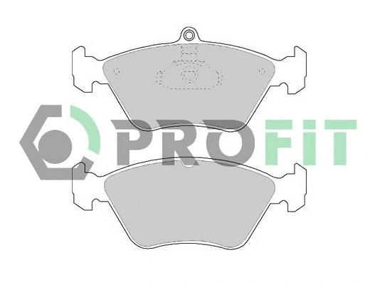 5000-0901 C PROFIT Комплект тормозных колодок, дисковый тормоз (фото 1)