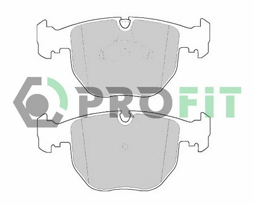 5000-0997 C PROFIT Комплект тормозных колодок, дисковый тормоз (фото 1)
