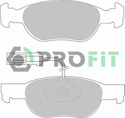 5000-1040 PROFIT Комплект тормозных колодок, дисковый тормоз (фото 1)