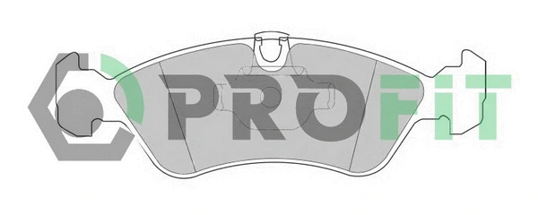 5000-1067 PROFIT Комплект тормозных колодок, дисковый тормоз (фото 1)