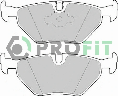 5000-1075 PROFIT Комплект тормозных колодок, дисковый тормоз (фото 1)