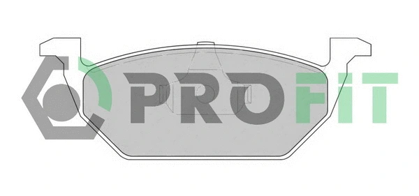 5000-1094 C PROFIT Комплект тормозных колодок, дисковый тормоз (фото 1)