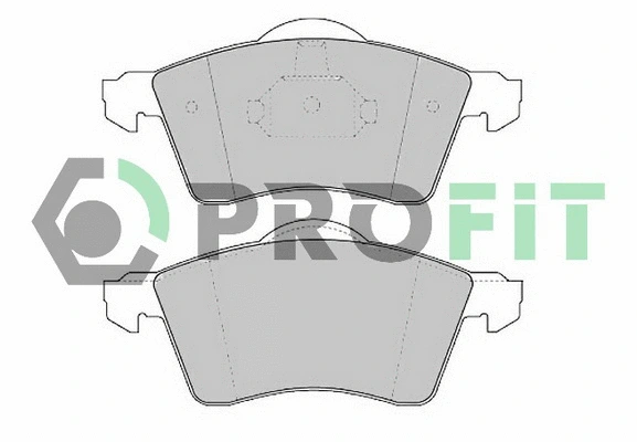 5000-1163 PROFIT Комплект тормозных колодок, дисковый тормоз (фото 1)