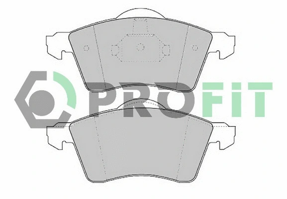 5000-1163 C PROFIT Комплект тормозных колодок, дисковый тормоз (фото 1)