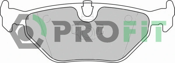 5000-1301 PROFIT Комплект тормозных колодок, дисковый тормоз (фото 1)