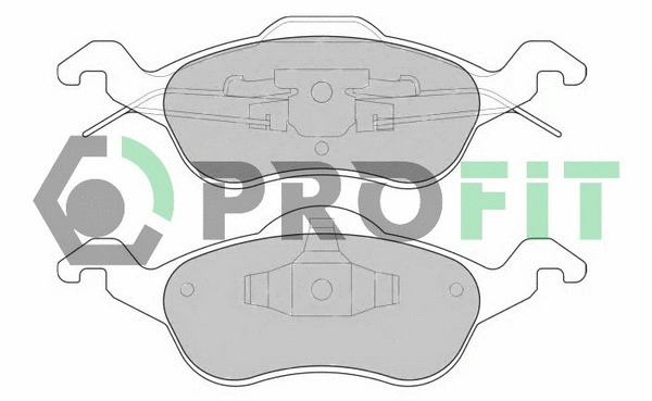 5000-1318 PROFIT Комплект тормозных колодок, дисковый тормоз (фото 1)