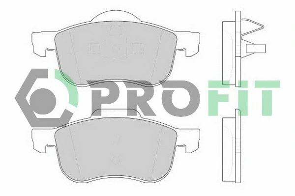 5000-1382 C PROFIT Комплект тормозных колодок, дисковый тормоз (фото 1)