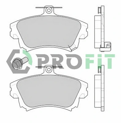 5000-1384 PROFIT Комплект тормозных колодок, дисковый тормоз (фото 1)