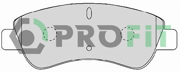 5000-1399 PROFIT Комплект тормозных колодок, дисковый тормоз (фото 1)