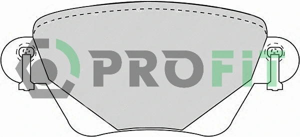 5000-1416 PROFIT Комплект тормозных колодок, дисковый тормоз (фото 1)
