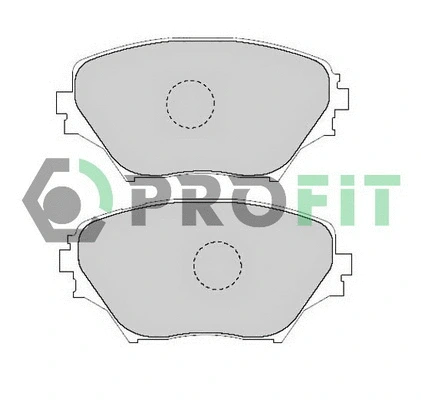 5000-1514 PROFIT Комплект тормозных колодок, дисковый тормоз (фото 1)