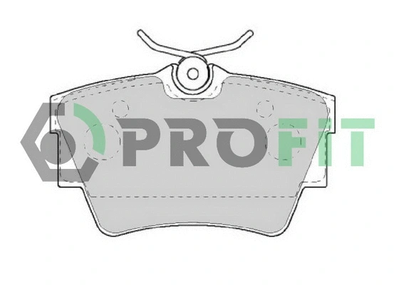 5000-1516 PROFIT Комплект тормозных колодок, дисковый тормоз (фото 1)