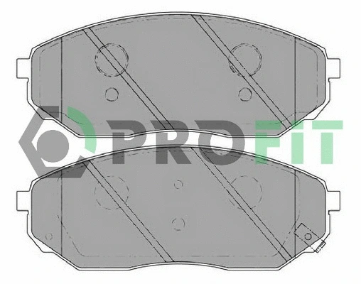 5000-1735 PROFIT Комплект тормозных колодок, дисковый тормоз (фото 1)