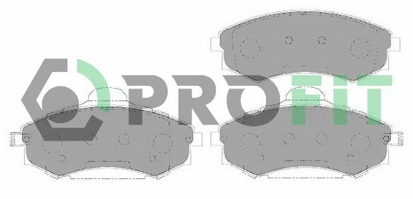 5000-1737 PROFIT Комплект тормозных колодок, дисковый тормоз (фото 1)