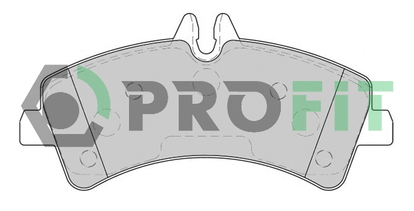 5000-1779 PROFIT Комплект тормозных колодок, дисковый тормоз (фото 1)
