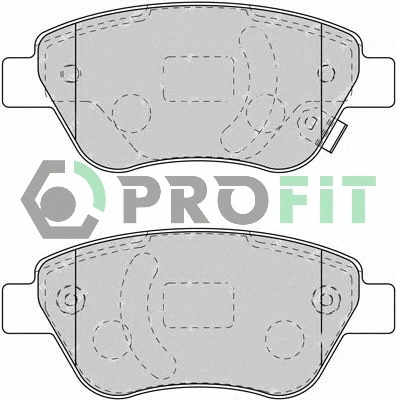 5000-1920 PROFIT Комплект тормозных колодок, дисковый тормоз (фото 1)