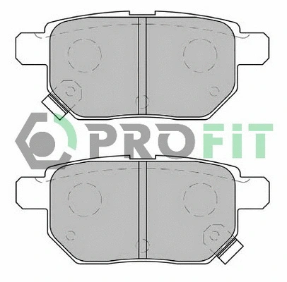 5000-2013 PROFIT Комплект тормозных колодок, дисковый тормоз (фото 1)