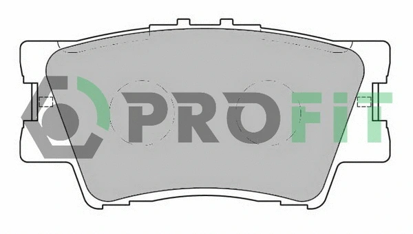 5000-2015 PROFIT Комплект тормозных колодок, дисковый тормоз (фото 1)
