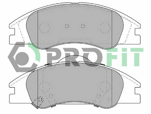 5000-2050 PROFIT Комплект тормозных колодок, дисковый тормоз (фото 1)