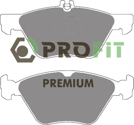 5005-1050 PROFIT Комплект тормозных колодок, дисковый тормоз (фото 1)