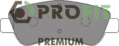 5005-1399 PROFIT Комплект тормозных колодок, дисковый тормоз (фото 1)