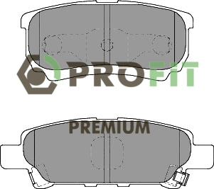 5005-1839 PROFIT Комплект тормозных колодок, дисковый тормоз (фото 1)