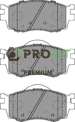 5005-1905 PROFIT Комплект тормозных колодок, дисковый тормоз (фото 1)