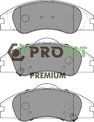 5005-2050 PROFIT Комплект тормозных колодок, дисковый тормоз (фото 1)