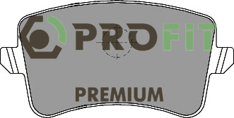 5005-4050 PROFIT Комплект тормозных колодок, дисковый тормоз (фото 1)