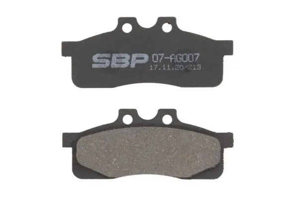 07-AG007 SBP Комплект тормозных колодок, дисковый тормоз (фото 1)
