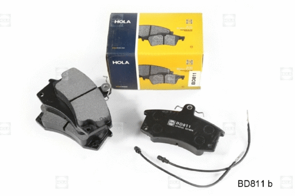 BD811 HOLA Комплект тормозных колодок, дисковый тормоз (фото 1)
