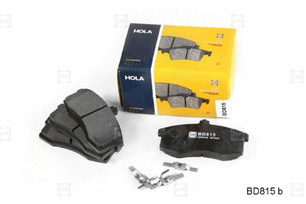 BD815 HOLA Комплект тормозных колодок, дисковый тормоз (фото 1)