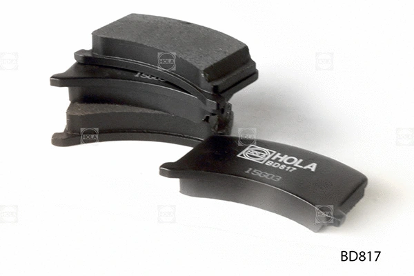 BD817 HOLA Комплект тормозных колодок, дисковый тормоз (фото 1)