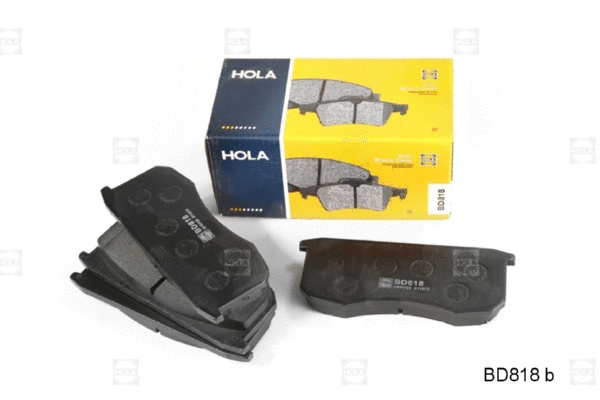 BD818 HOLA Комплект тормозных колодок, дисковый тормоз (фото 1)