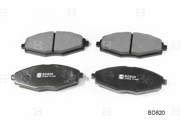 BD820 HOLA Комплект тормозных колодок, дисковый тормоз (фото 2)
