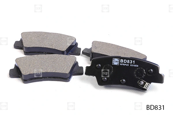 BD831 HOLA Комплект тормозных колодок, дисковый тормоз (фото 1)